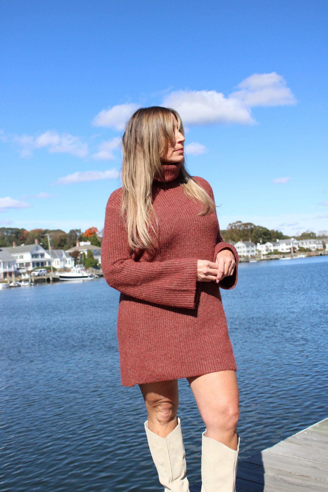 Abbie Sweater Dress Rochelle's Boutique