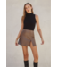 Maeve Faux Leather Mini Skirt