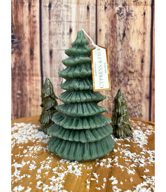 Paddywax Tall Holiday Tree Totem Candle