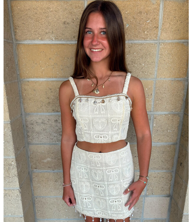 Rochelle Crochet Shell Tank