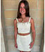 a.peach Rochelle Crochet Shell Tank