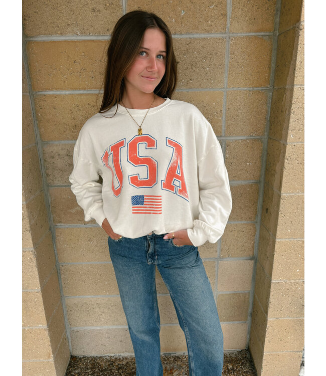 Flag Sunday Sweatshirt
