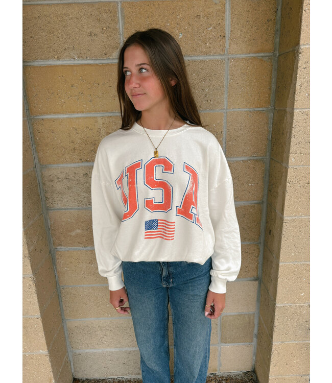 Flag Sunday Sweatshirt