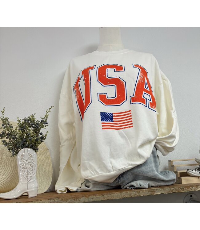 Flag Sunday Sweatshirt