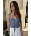 Sophia Denim Corset Top