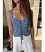 Sophia Denim Corset Top