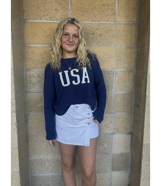 Z Supply Sienna USA Sweater