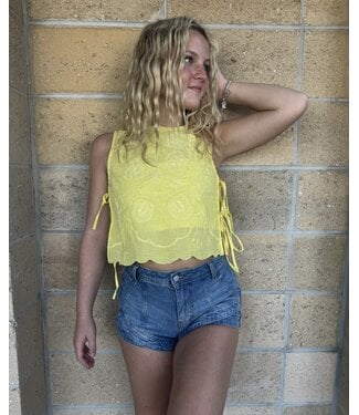Free People Faded Gardens Tank