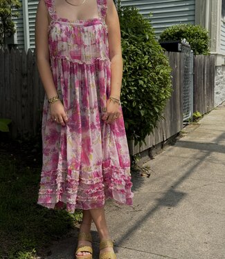 Free People Moon Phase Printed Midi