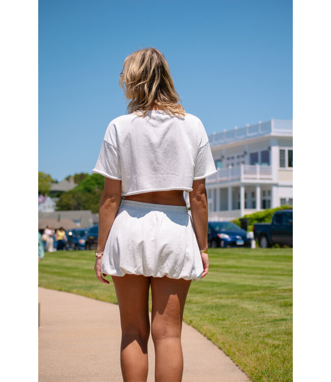 Bella Knit Bubble Hem Skirt