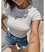 Pointelle Short Sleeve Tee