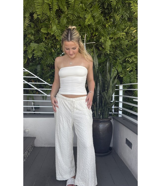 Romi Knit Eyelet Pant