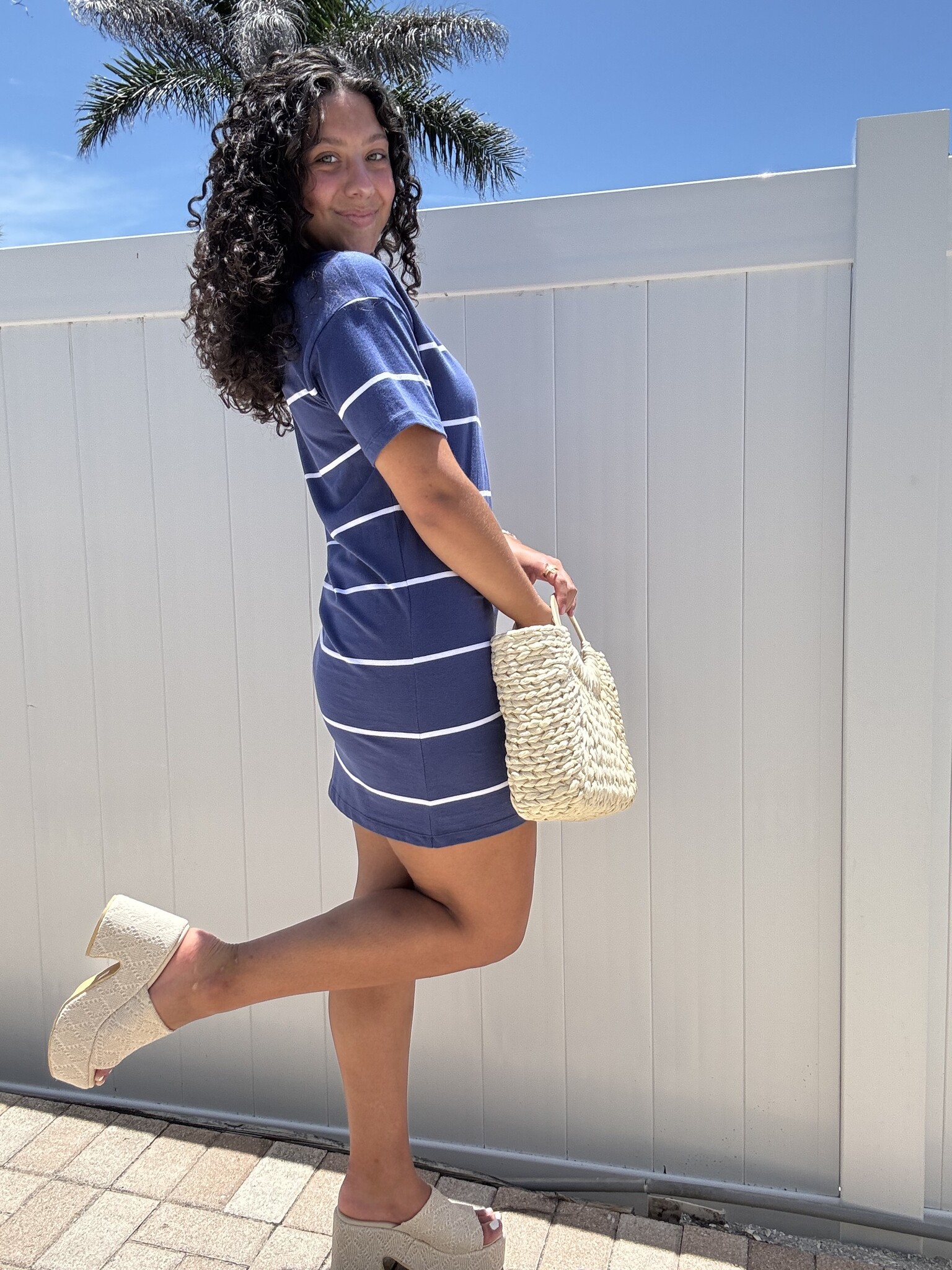 Z Supply Mathis Striped Mini Dress main image 1
