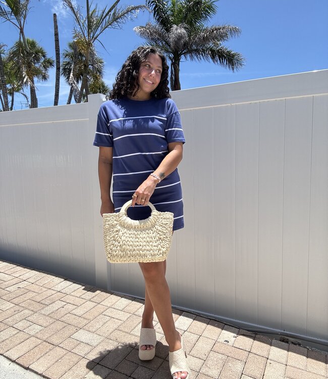 Sway Stripe Mini Dress