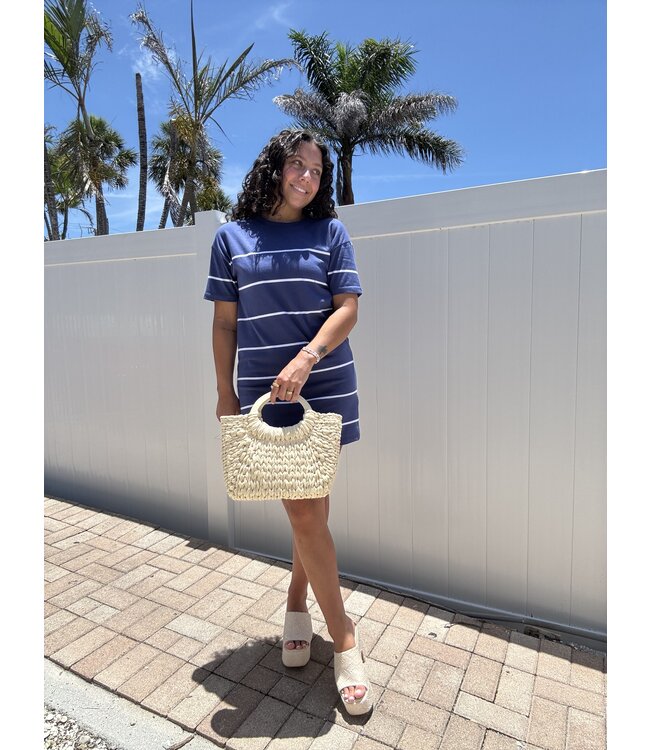 Sway Stripe Mini Dress