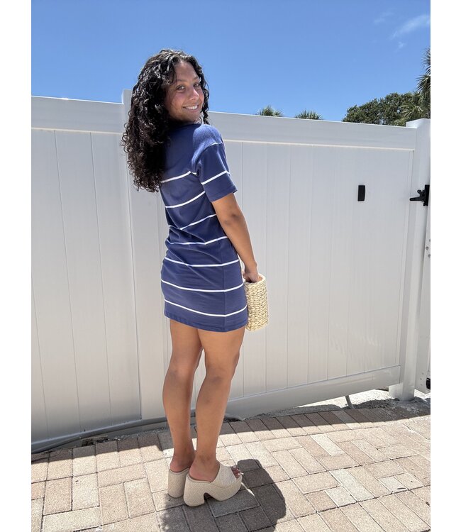 Sway Stripe Mini Dress