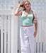 Felicita Drawstring Wide Leg Linen Pant