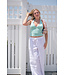 Milio Milano Felicita Drawstring Wide Leg Linen Pant