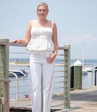 Nud Chrissy Cotton Embroidery Trouser