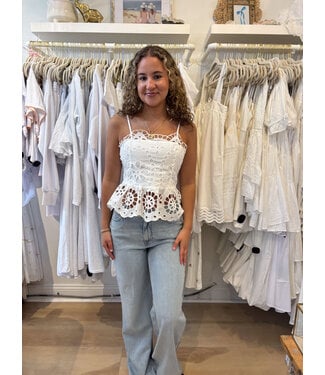 NEEDII Rosecliff Peplum Tank