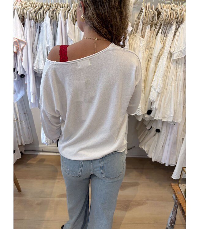 American Flag Boxy Sweater