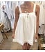 NEEDII Seaside Scallop Mini Dress