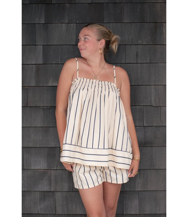 T-Quinn Striped Tunic Top