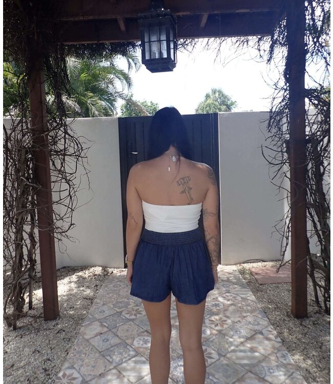 Paradise Found Denim Skort