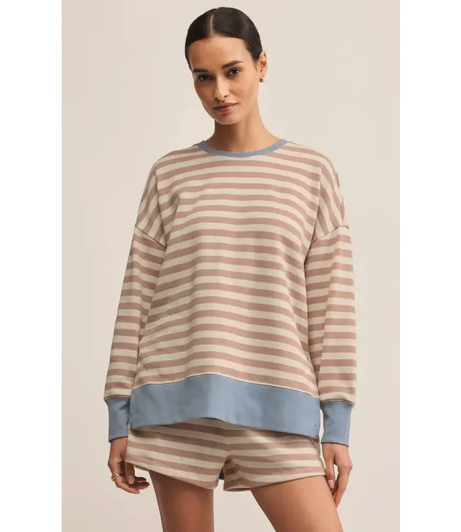 Layer Up Stripe Sweatshirt