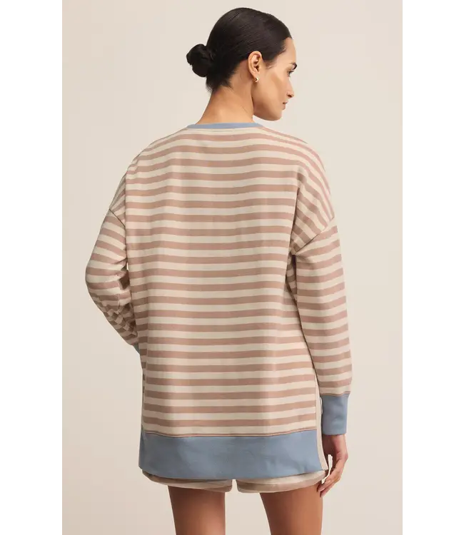 Layer Up Stripe Sweatshirt