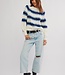 Frankie Cable Striped Pull Over