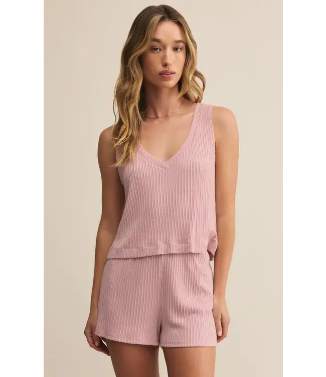 Sloane V-neck Rib Tank