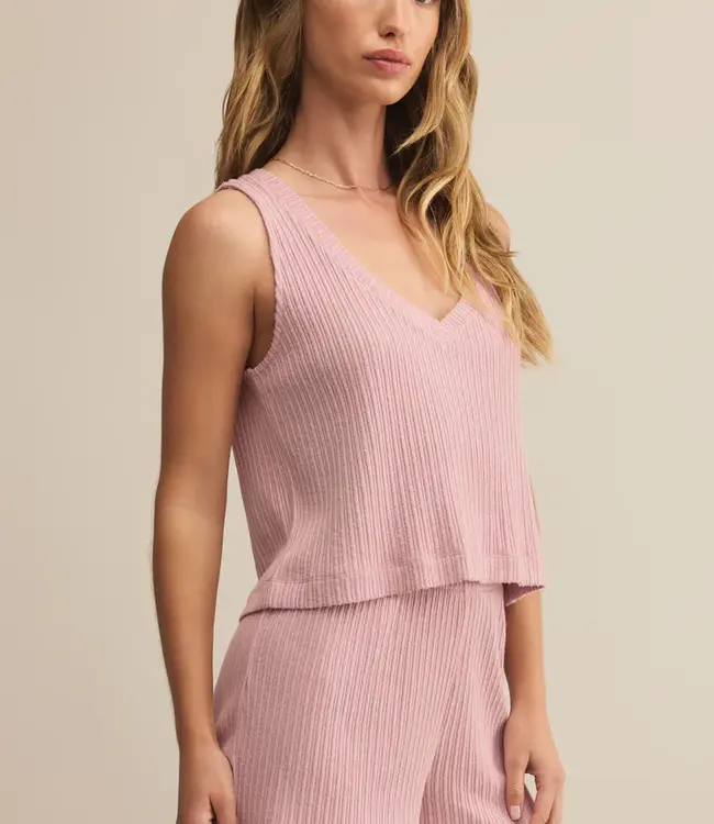 Sloane V-neck Rib Tank