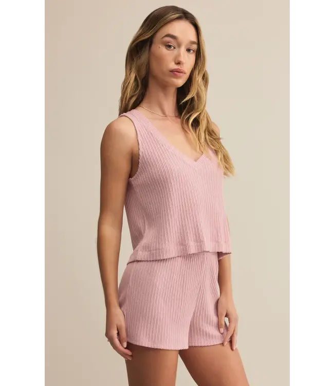 Sloane V-neck Rib Tank