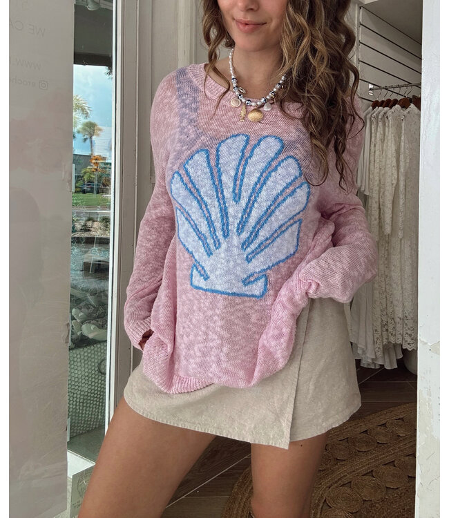 Jacquard Slub Sweater