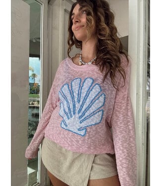 Ocean Drive/Vintage Havana Jacquard Slub Sweater