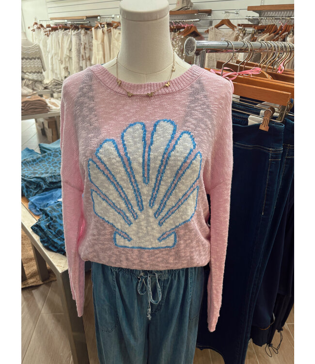 Jacquard Slub Sweater