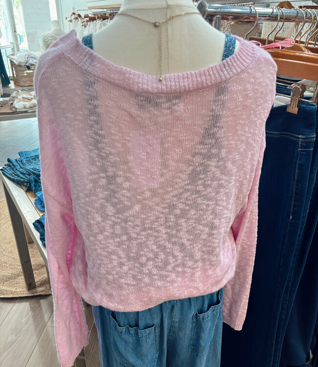 Jacquard Slub Sweater