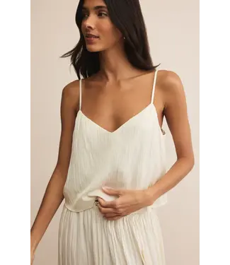 Z Supply Fiore Crinkle Satin Tank