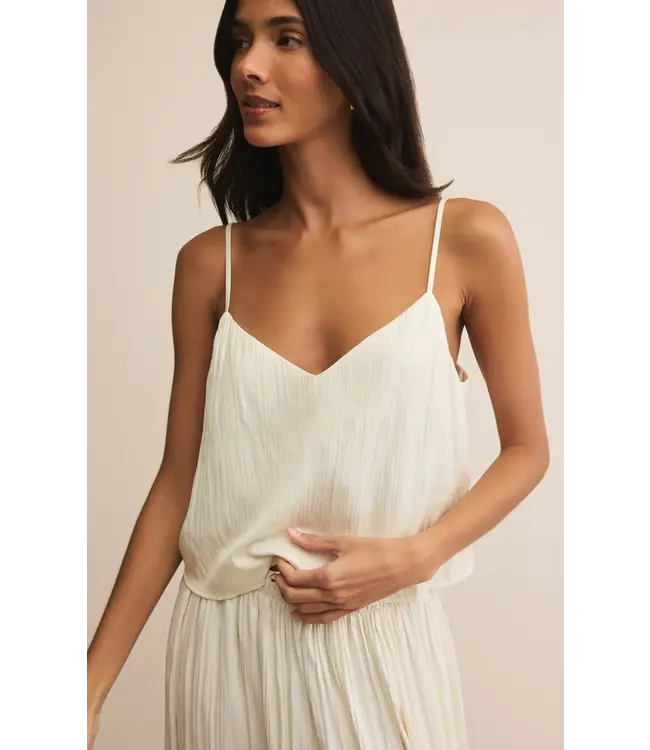 Fiore Crinkle Satin Tank