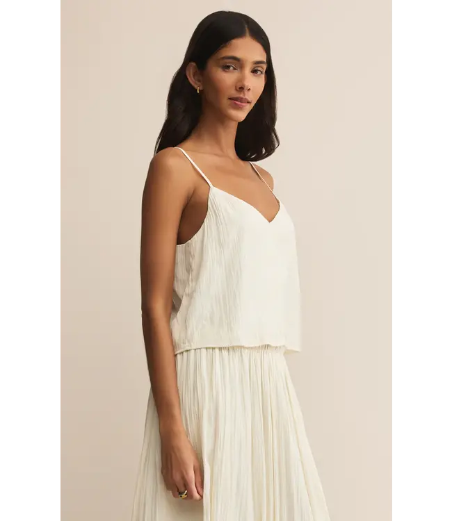 Fiore Crinkle Satin Tank