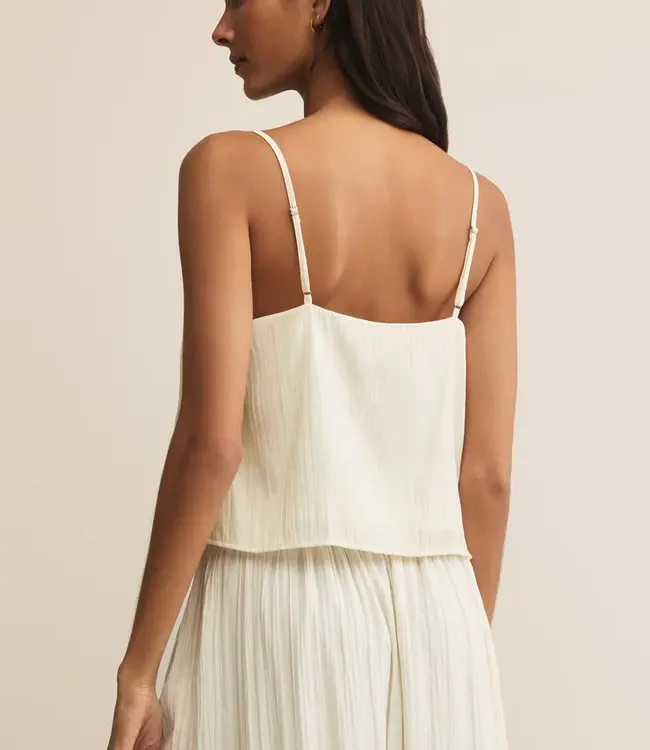 Fiore Crinkle Satin Tank