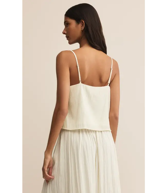 Fiore Crinkle Satin Tank