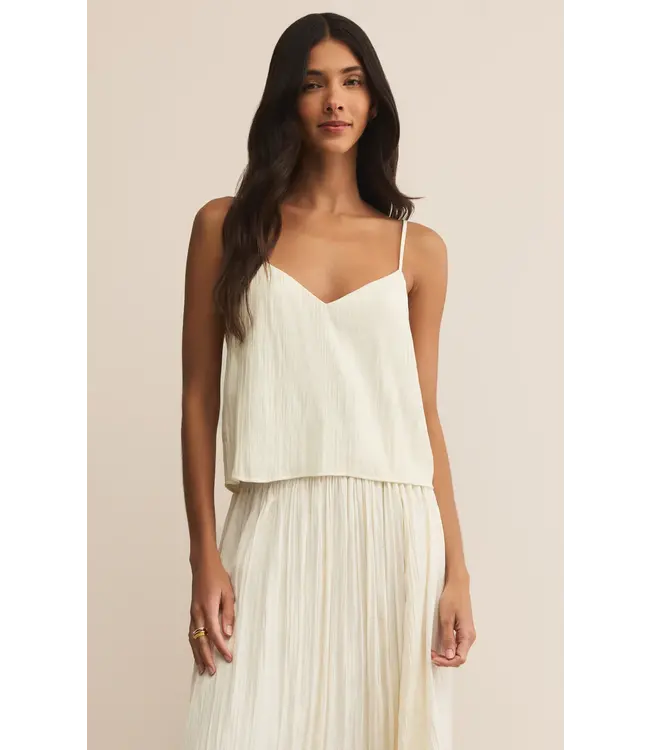 Fiore Crinkle Satin Tank