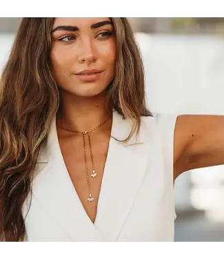 Salty Cali Flower Bolo Necklace