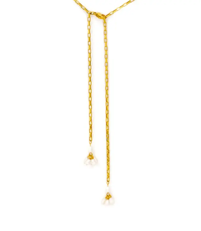 Flower Bolo Necklace