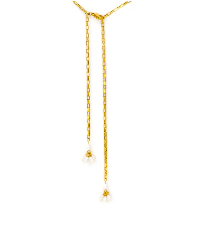 Flower Bolo Necklace