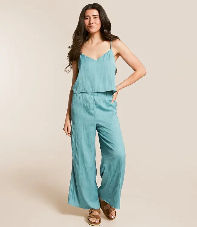 Fiore Crinkle Satin Tank