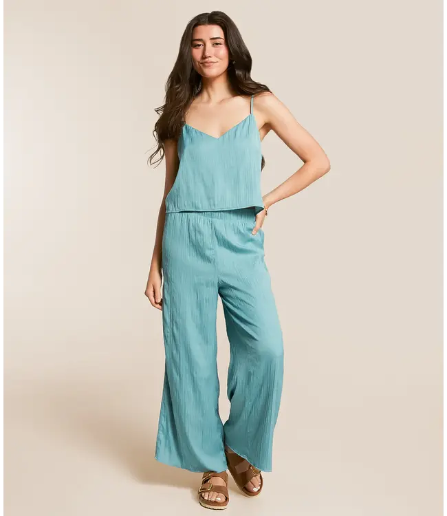 Fiore Crinkle Satin Tank