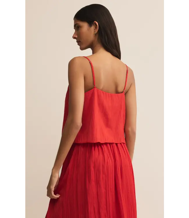 Fiore Crinkle Satin Tank